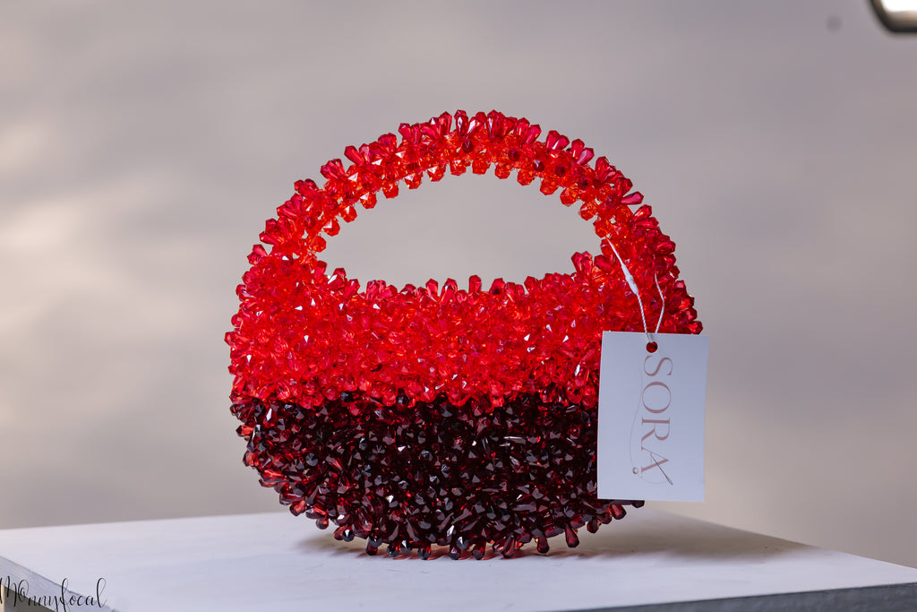 Ruby - Handmade Beaded Bag