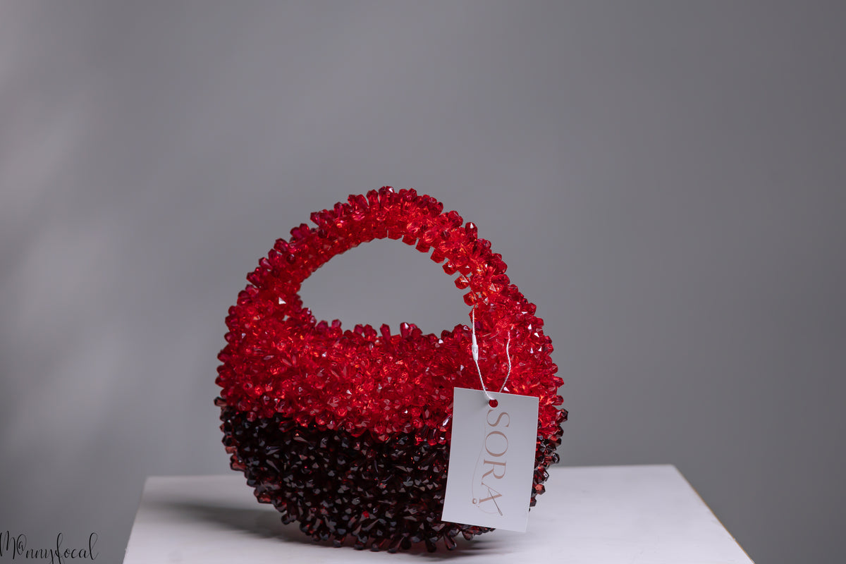 Ruby - Handmade Beaded Bag