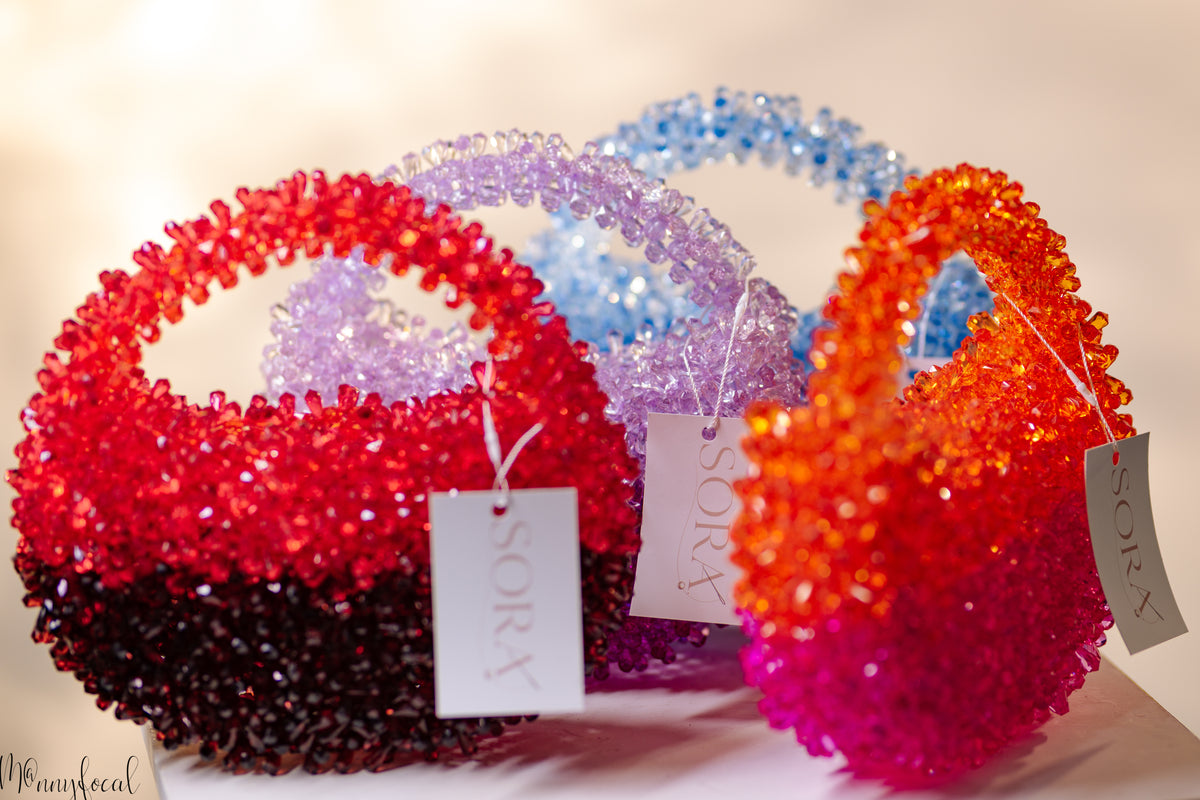 Ruby - Handmade Beaded Bag